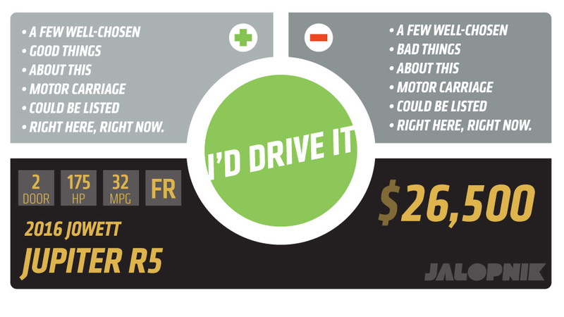 Illustration for article titled We're Killing The Numbered Jalopnik Review To Bring You Better Stories